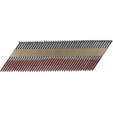 B&C Eagle Collated Framing Nail, 8.5 in L, Hot Dipped Galvanized, Round Head, 33 Degrees, 500 PK A238X113R/33